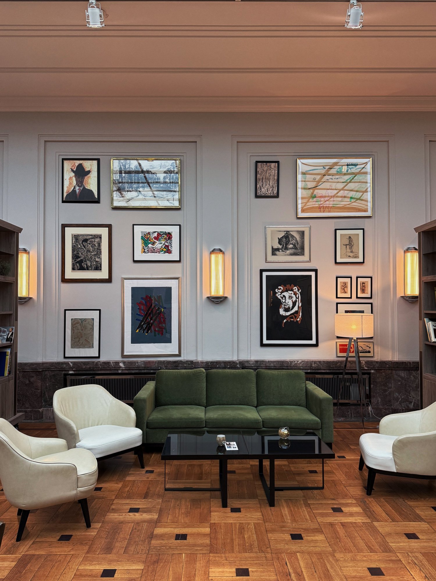 Hotel Elephant Weimar lobby interior, Germany
